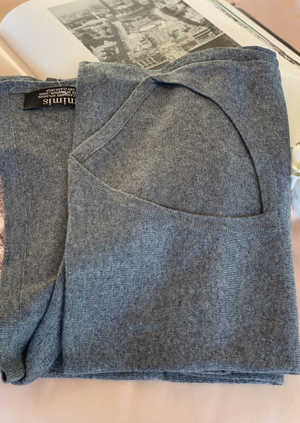 Cashmere poncho