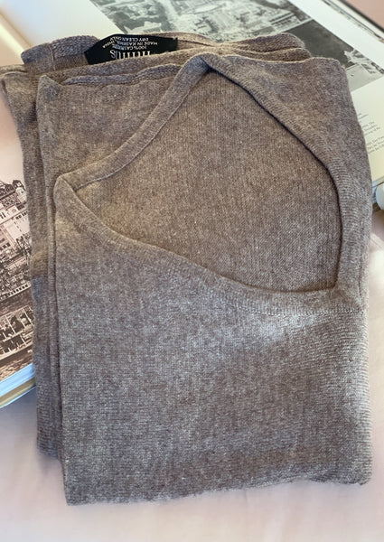 Cashmere poncho